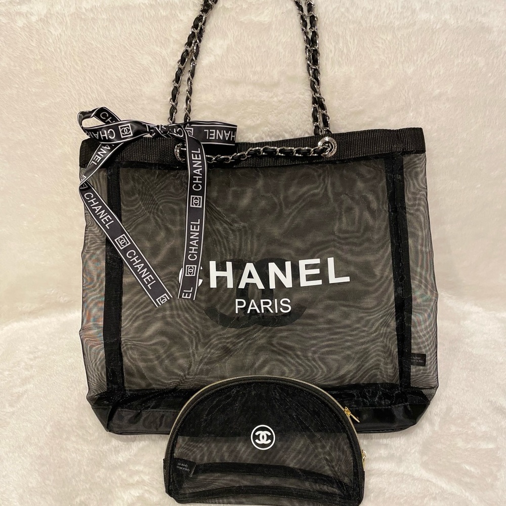 Chanel Shopping Bag with Pouch